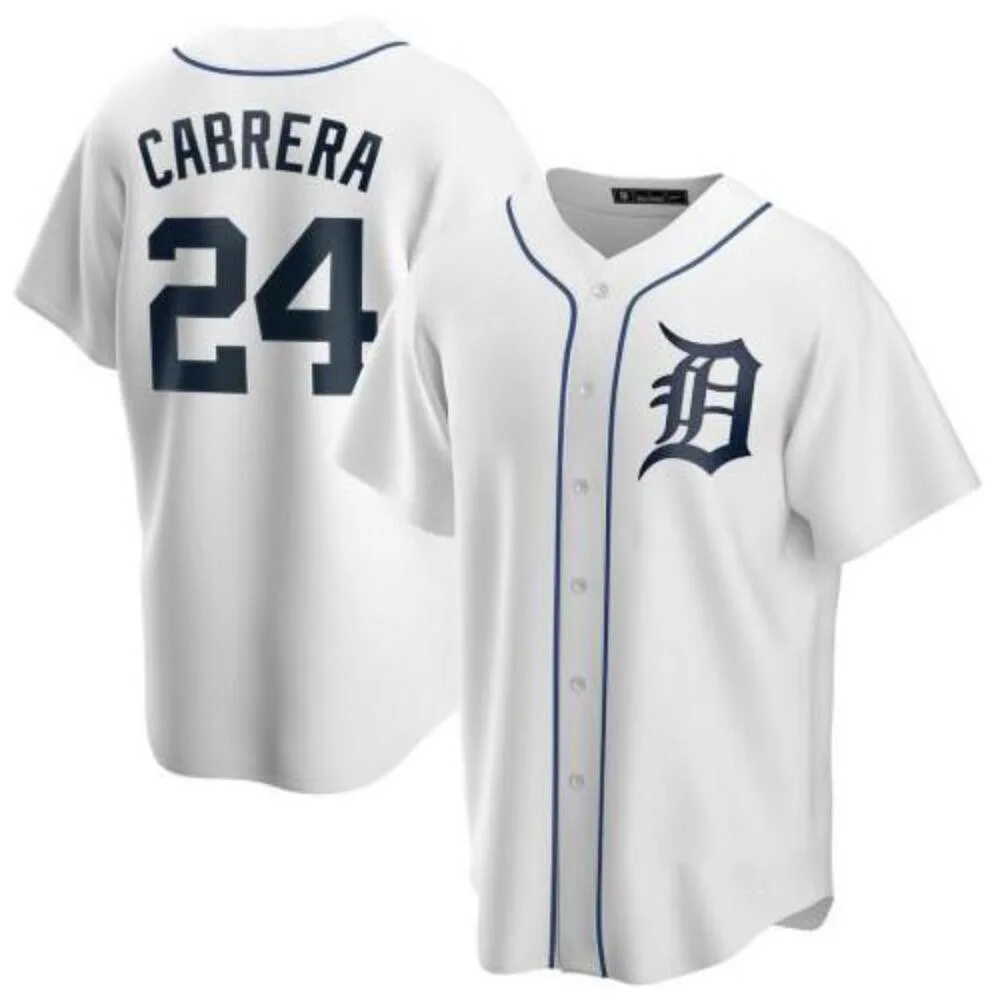 Wholesale 2022 Cheap Wholesale New Stitched Baseball Jersey Detroit #21  Jacoby Jones #24 Miguel Cabrera High Quality Top Embroidery Jersey From  m.