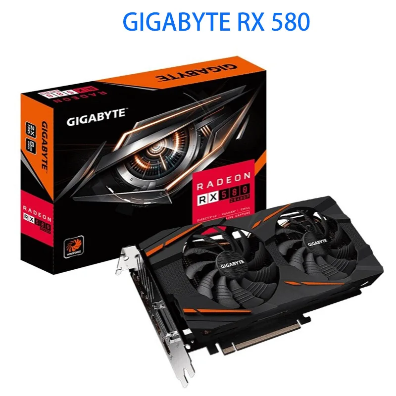 Used Gigabyte Rx 580 8gb Gddr5 Graphics Card Buy Used Graphic Card