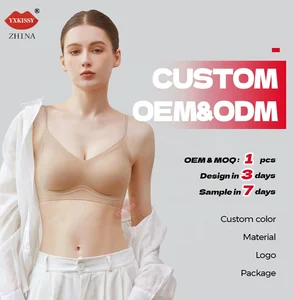 YXKISSY Bras Jelly Thin Shoulder Straps Laser Cut Bra U-shaped Back Design Jelly Bra Women Push-Up Seamless Bra for Women