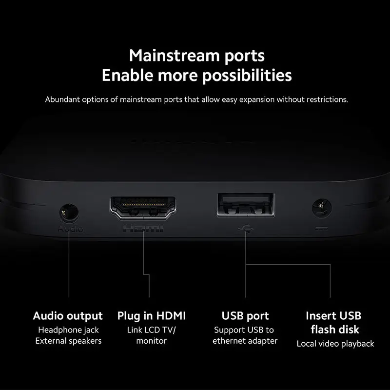 Xiaomi Mi Box S 2nd Gen - 4K TV Box with Android 11