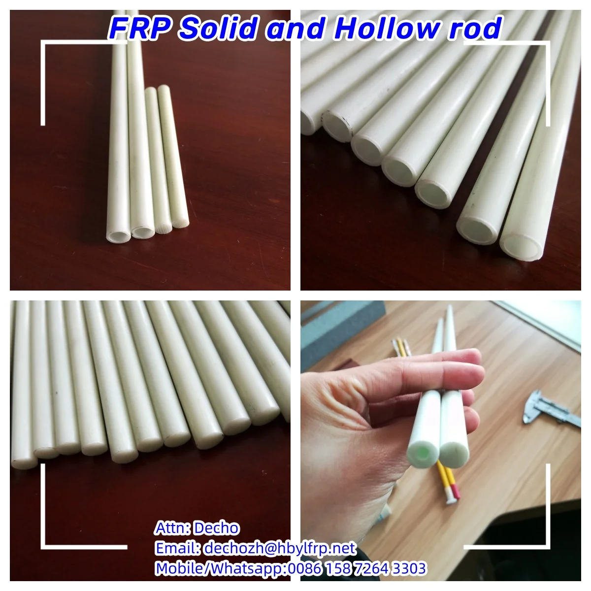 Durable Fiberglass Rods for Garden and Agriculture Support