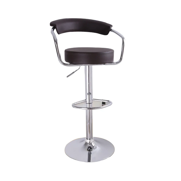Лидер продаж Кухня барный стул для отдыха из искусственной кожи вращающийся бар с регулировкой по высоте подставка