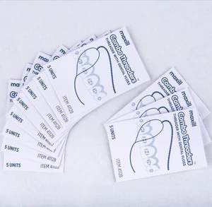 Daily Care Paper Bag 10pcs Nylon Threader  Orthodontic Dental Care Floss Threader for Travel