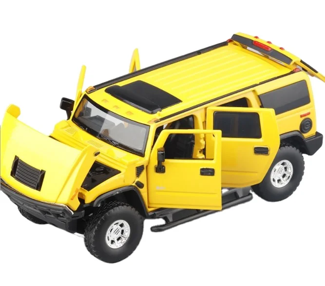 希少 HUMMER H2 6輪 ミニカー JKM1/32 2008 Hummer H2 Cross-Country Alloy Models Six Door