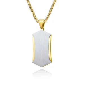 Geometric Fashion Wholesale Stainless Steel Wholesale Necklaces for Men