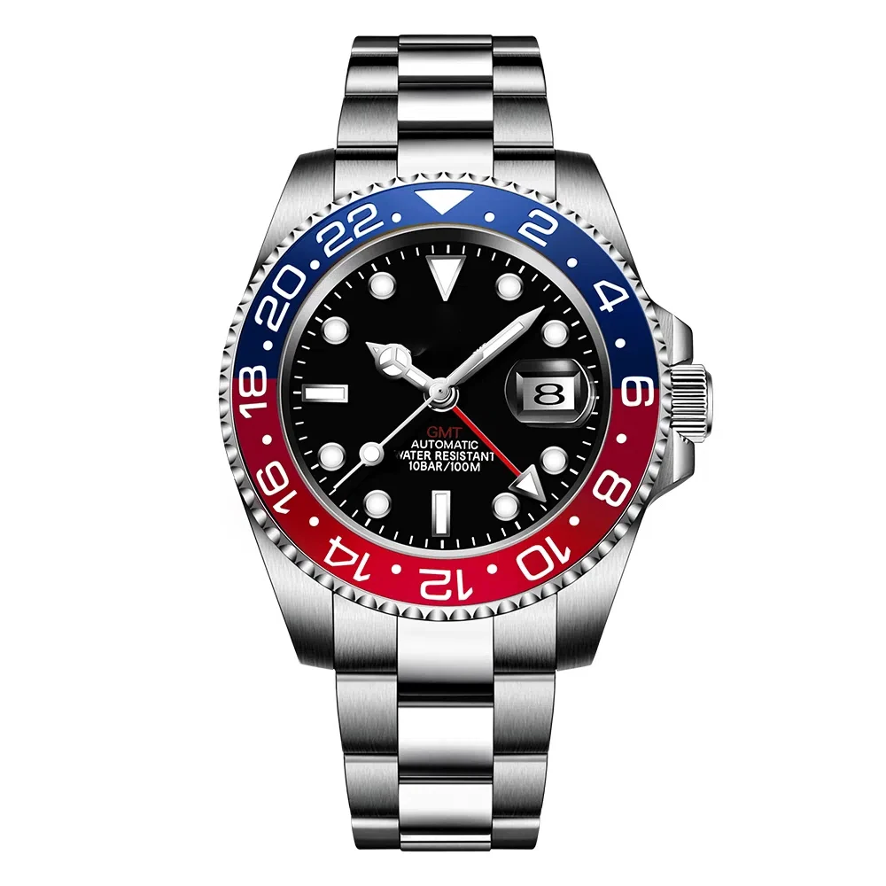 40MM GTM Automatic Watch with Custom Logo - Japan Seiko NH34
