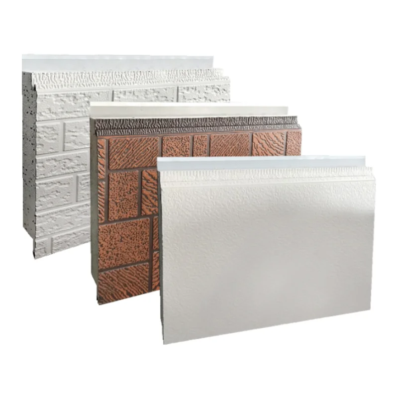 Insulation Prefab House EPS Foam Boards Metal Siding Foam Sandwich Panel factory