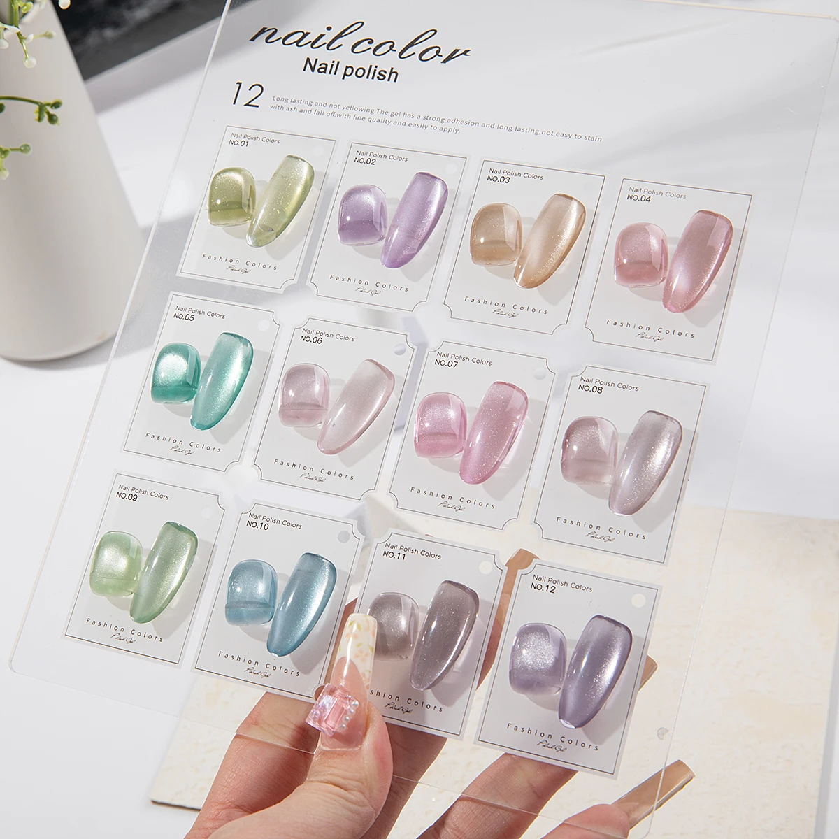 Low Price New Arrival New Color Porcelain Cat Eye Collection Gel Polish 15ml Magnetic Cat Eye Gel