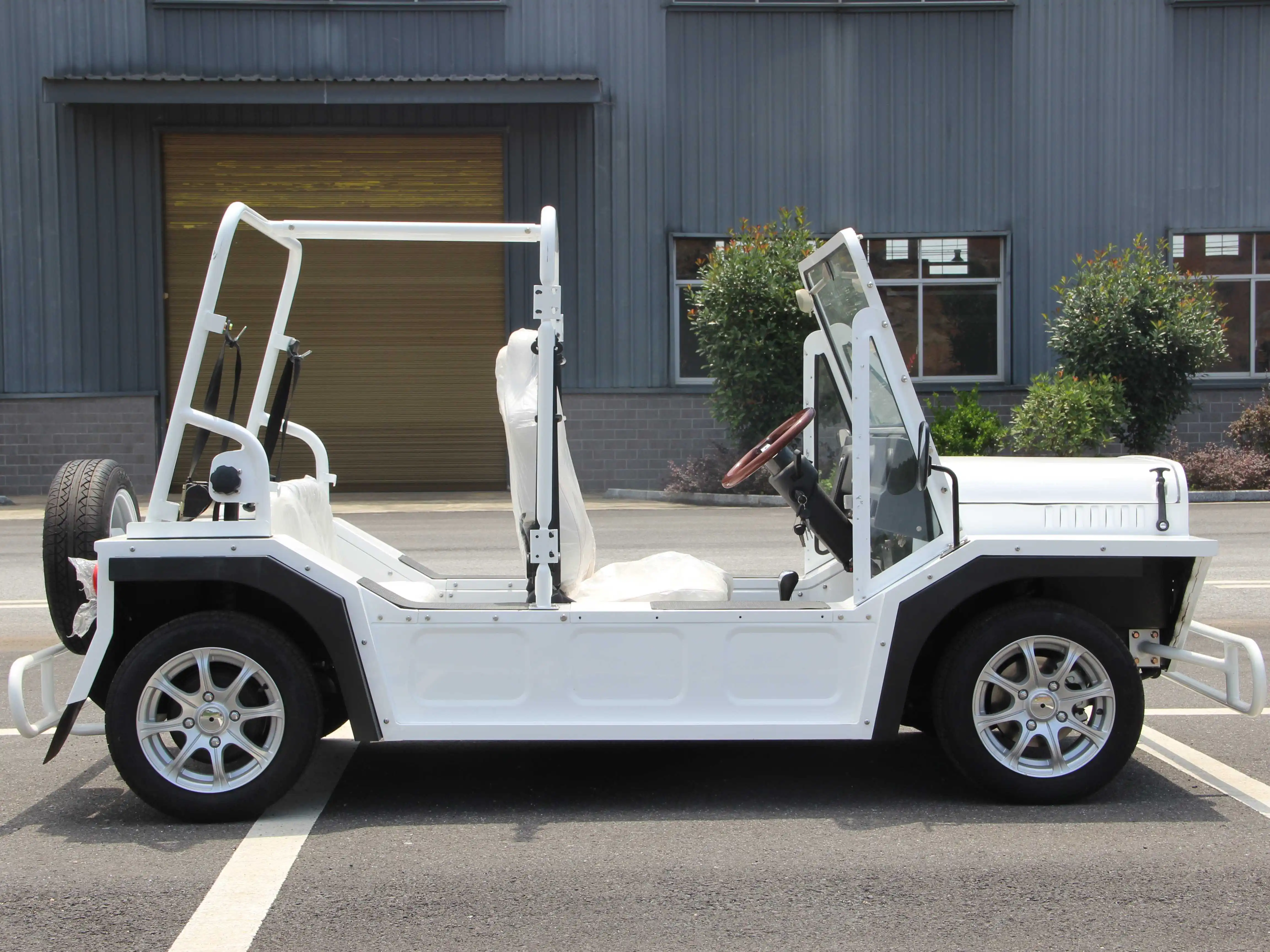 Rainbow 4 Passengers Lithium Iron Phosphate Battery AC Motor Four Seat Gas Mini Moke Jeep Style