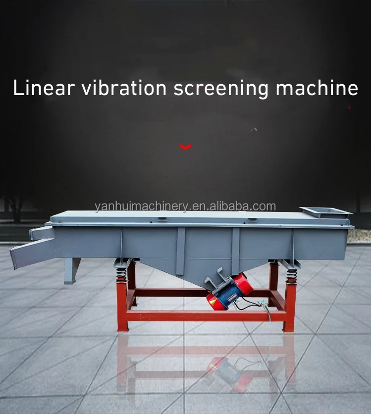 Sieve Shaker Vibrating Sieve Machine Automatic Sand Gravel Separator Sieving Machine Rectangle Linear Vibrator Screen