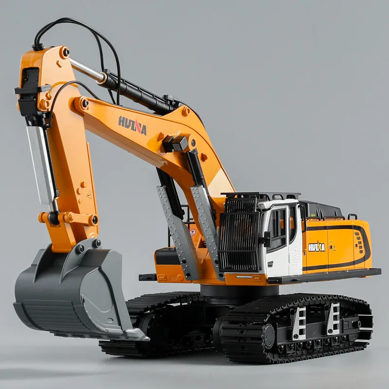 HUINA 1599 1:14 24CH Alloy Engineering RC Cars Toys Excavator