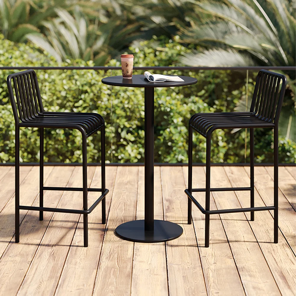 2023 New Style Modern Outdoor Garden Patio Dining Furniture Set High End Durable Aluminum