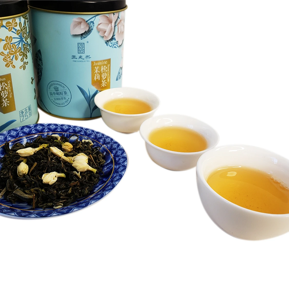 Private label free sample EU organic Jasmine green tea for healthy benefits