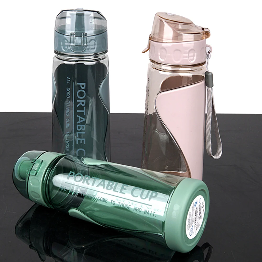 Beeman Pink Tritan Transparent Workout Fitness Outdoor Bulk Cheap Cute Plastic Water Bottles for Girls