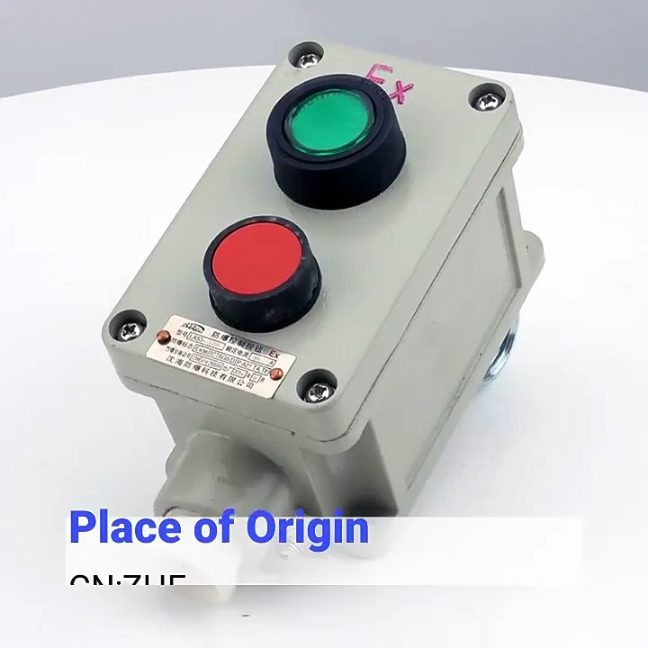 Ip66 Waterproof Control Box Switch Explosionproof Aluminum Switch