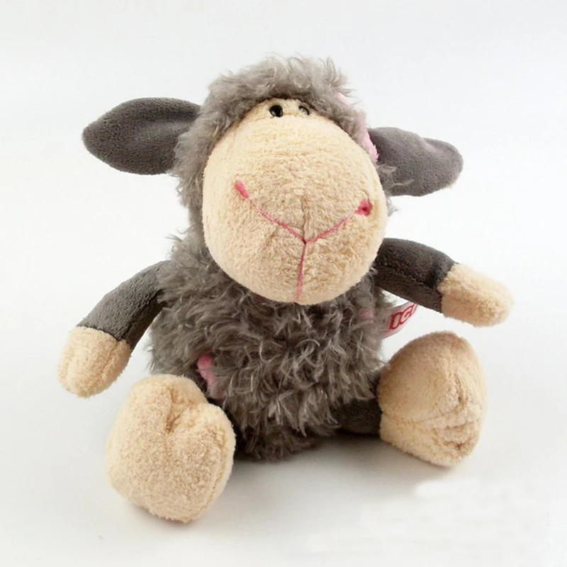 brown lamb stuffed animal