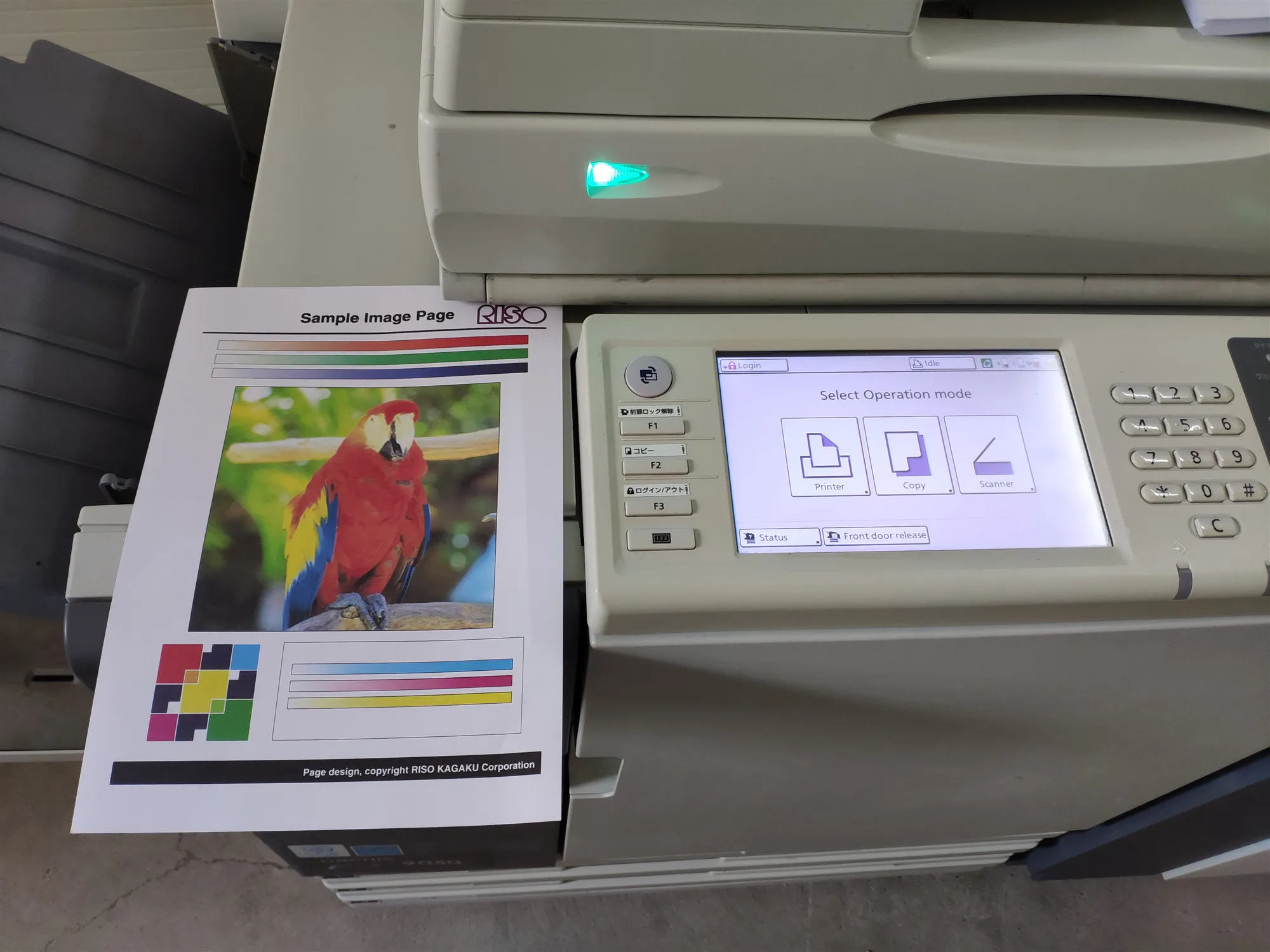 The Fastest Full Color Photocopier Machine for RISO Comcolor X1 9150 9110 Inkjet Printer on Sale