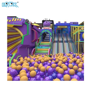 Customized New Design Amusement Indoor Playground Equipment Future Technology Space Theme Mazes Kids Sale