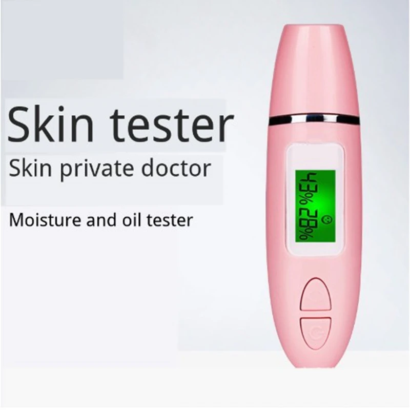 LCD skin tester digital facial moisture monitor oil tester test machine personal scanner health portable smart skin analyzer