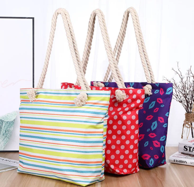 Wholesale New Design Item Metallic Pineapple Cotton and Polyester Large Size Beach Bag Eva Summer Tote Beach Bag