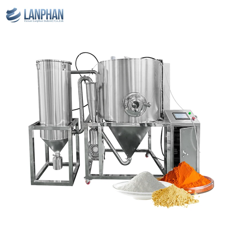 Laboratory Scale Syrup Milk Fruit Honey Food Powder Spray Dryer 10Kg