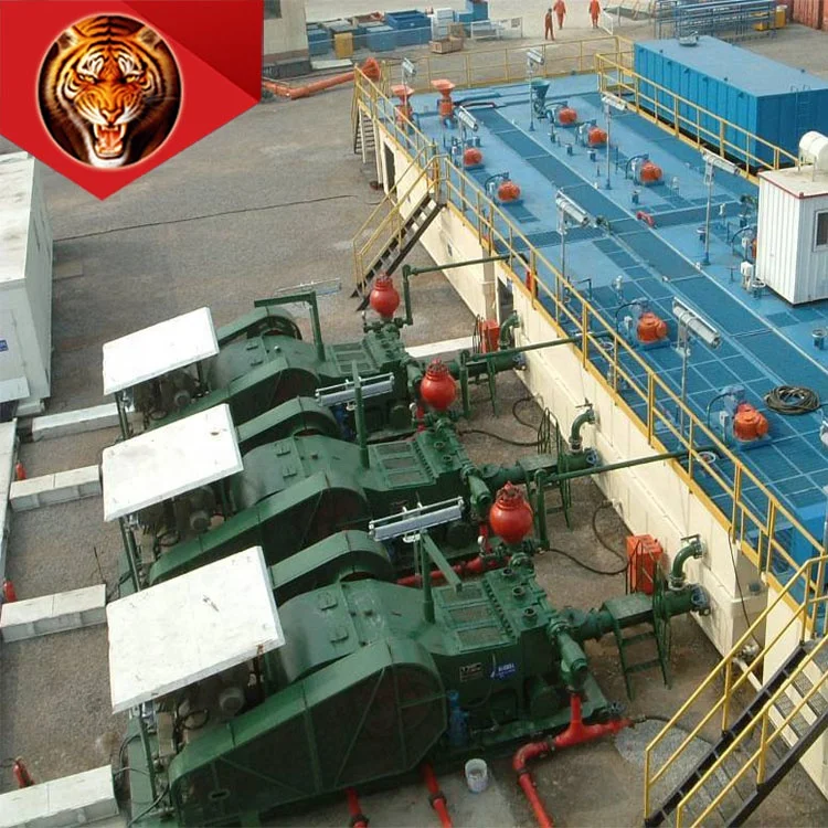 ZJ70DBS Kunlun Skid Mounted Drill Rig Belt and Pulley Driven F1600 +YZ08A YONGJI Motor Mud Pump for