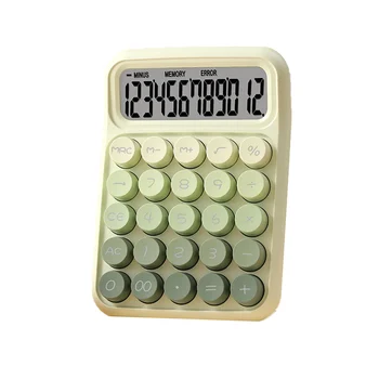Colorful keys 12 digital calculator custom count student school stationary items cute gradient Color Calculator