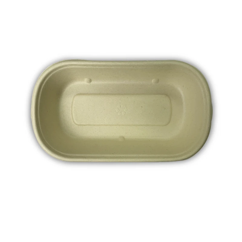 Customizable Food Packaging Container Sugar Cane Compostable Eco Friendly Lunch Box Take Away Moulded Picnic Noodle Box