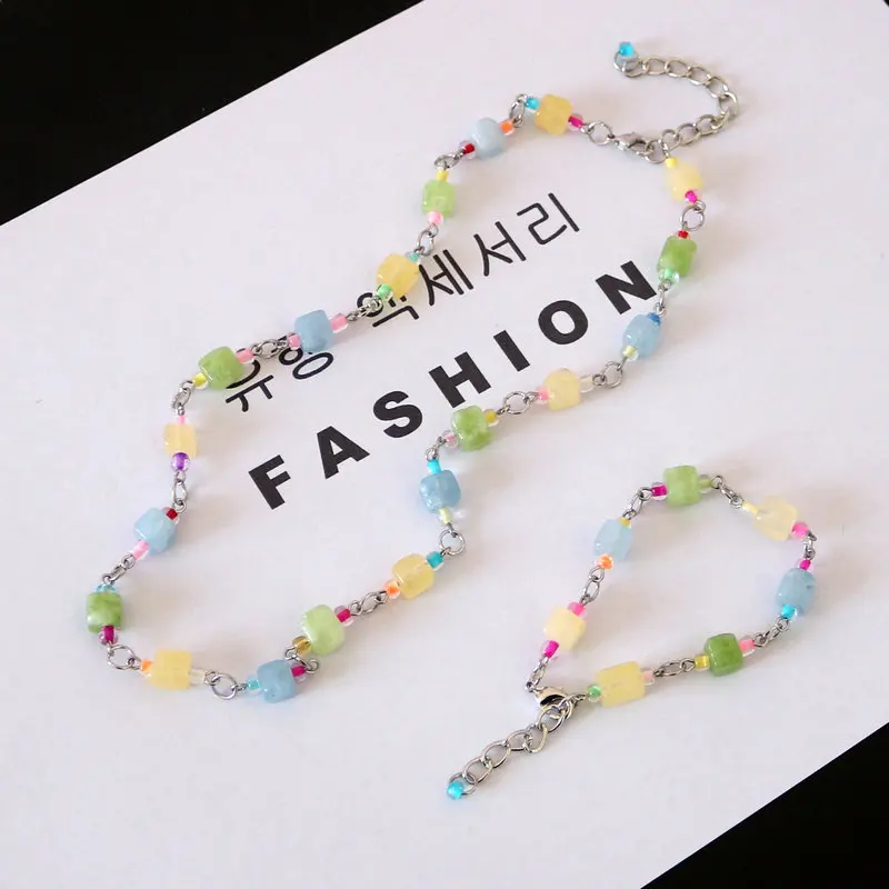 Fashion Girls' Necklace Multi Color 