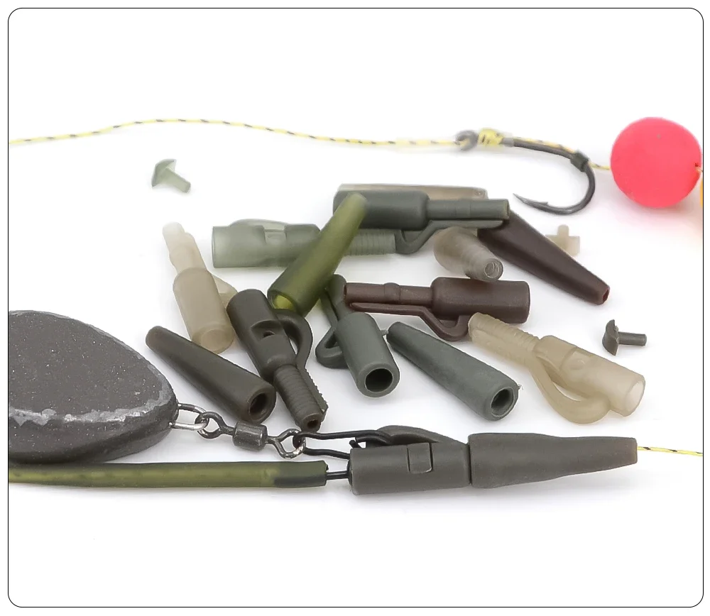 Hirisi Carp Fishing Safety Lead Clips And Tail Rubber For Carp Fishing ...