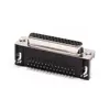 HD44 Female R/A PCB Mount D-sub, 2.29mm Pitch 90 Degree T/H