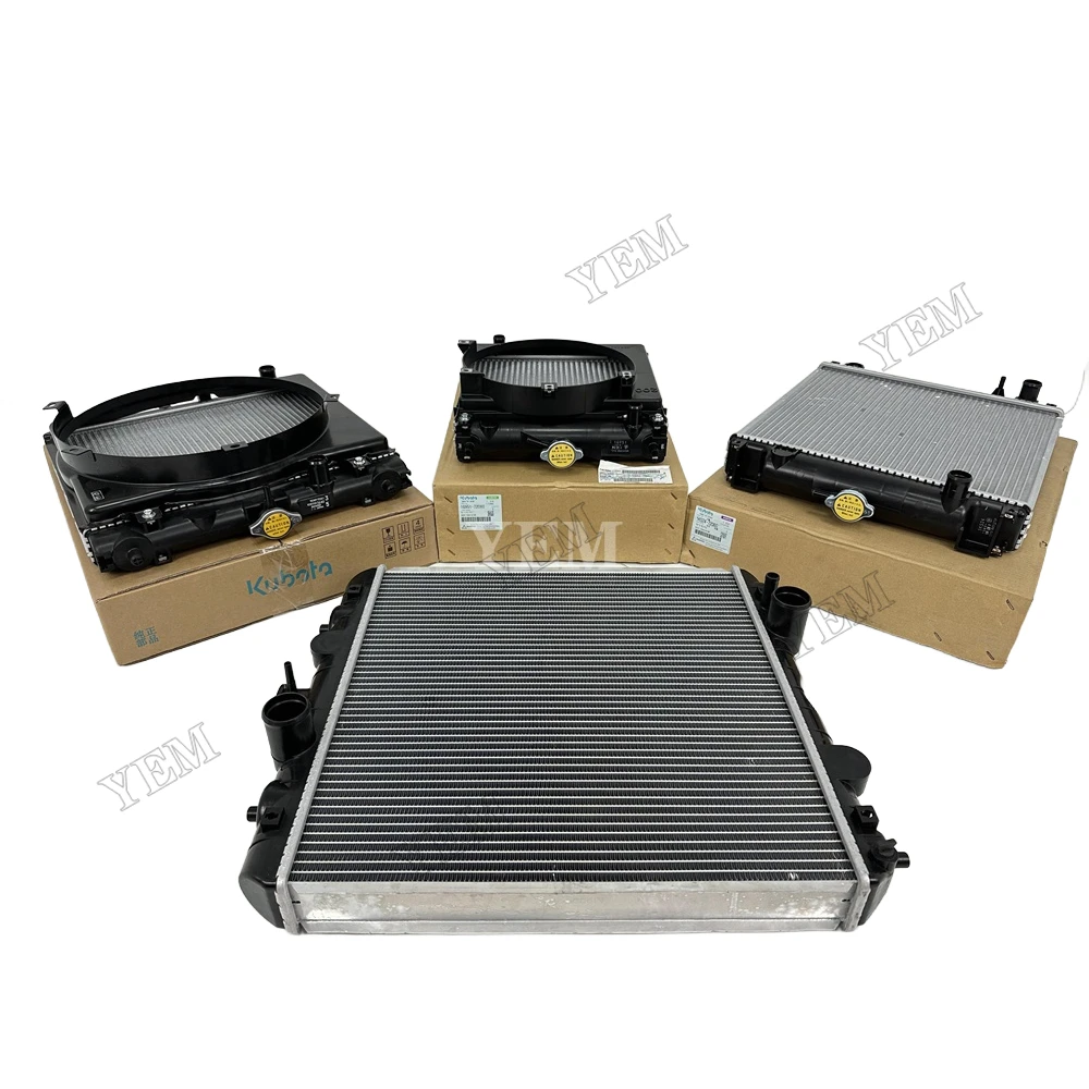 D1403 D1503 D1703 D1803 Radiator Assy for Kubota Diesel Engine Spare Parts for Kubota Radiator Assy