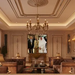 ECOJAS Luxury Style Customization Copper Crystal Chandelier Lighting Solution Palace Design