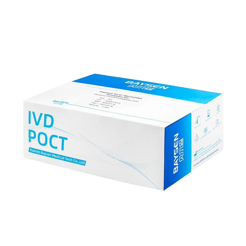 CE Approved  Blood test  Glycosylated Hemoglobin A1c (HbA1c)  Diagnostic Rapid test Kit