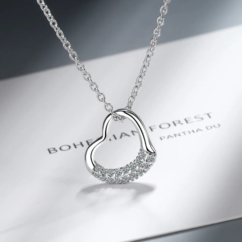 Diamond Kalung Liontin Hati 