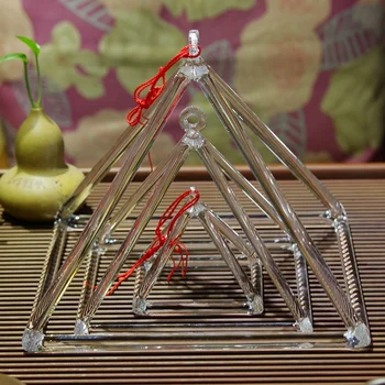 SUCCESS 3"-32" Cheap Price Quartz Singing Clear Triangle Crystal Pyramid Sound Therapy Meditation Pyramid For Self Healing