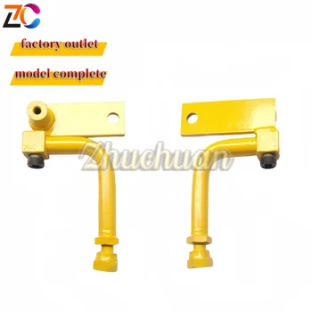 High quality acid washed phosphating Komatsu excavator accessories PC56-7 boom oil cylinder inlet pipe oil cylinder hard pipe