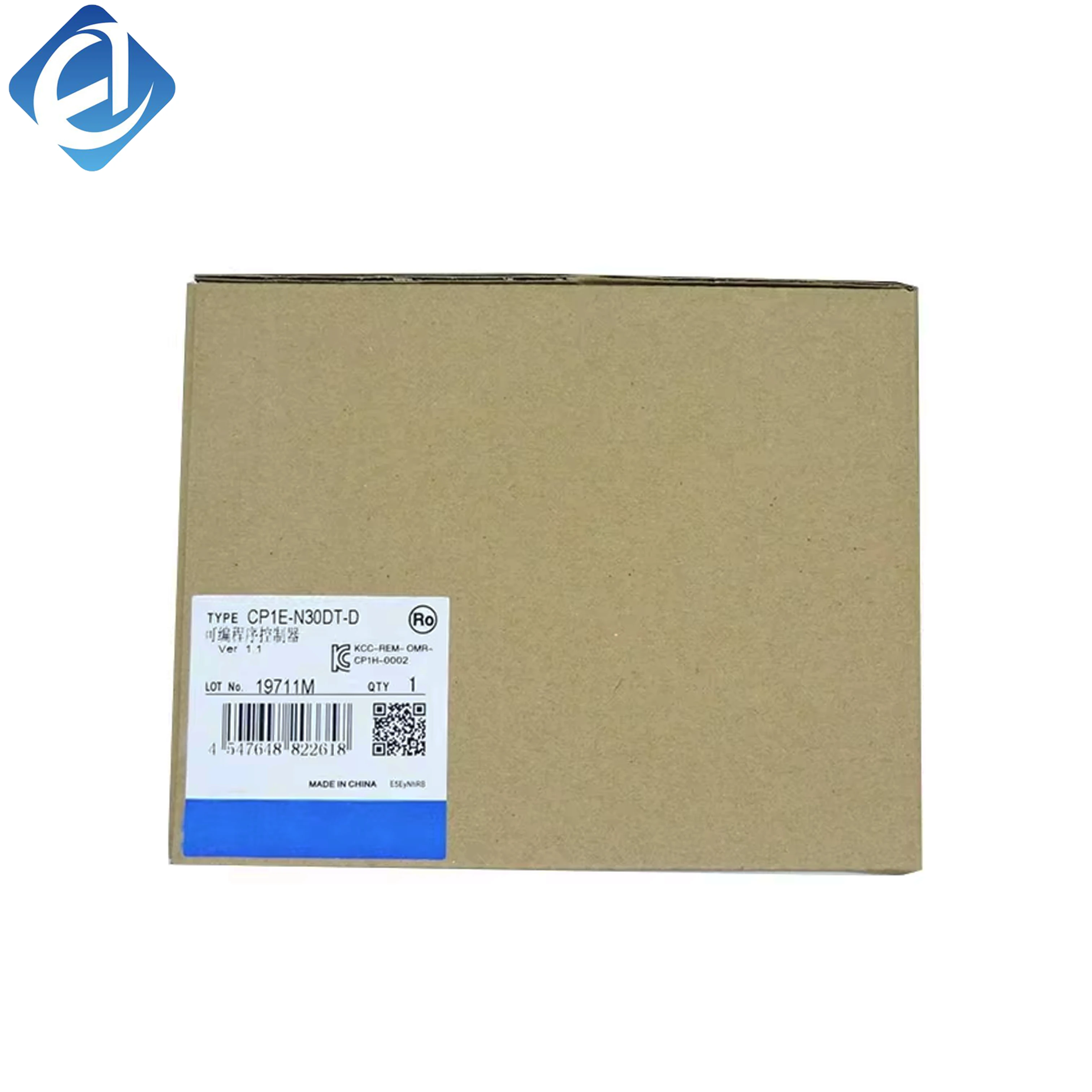 New Original Omron CP1E series DC transistor output PLC. With 30 I/O points, fast response, stable logic control and convenient programming. Widely applied in small mechanical equipment control, simple production line automation and industrial device auto