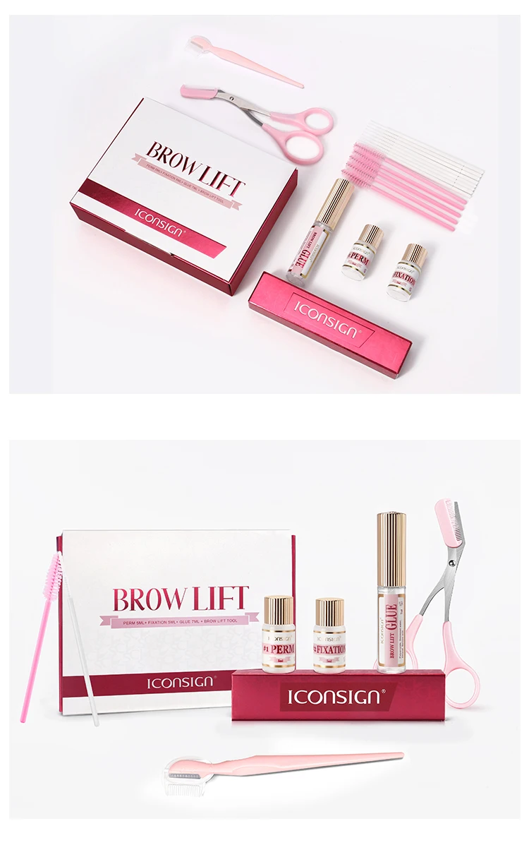 2022 Professional Iconsign Brow Lift Kit With New Tools Vegan Eyebrow