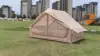 khaki-Single door tent without sunroof-manual pump