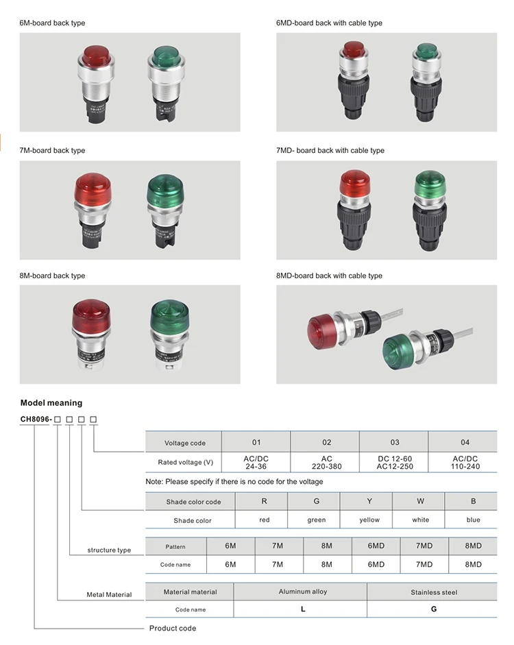 Explosion Proof Signal Light Industrial Indicator Light Switch Button ...