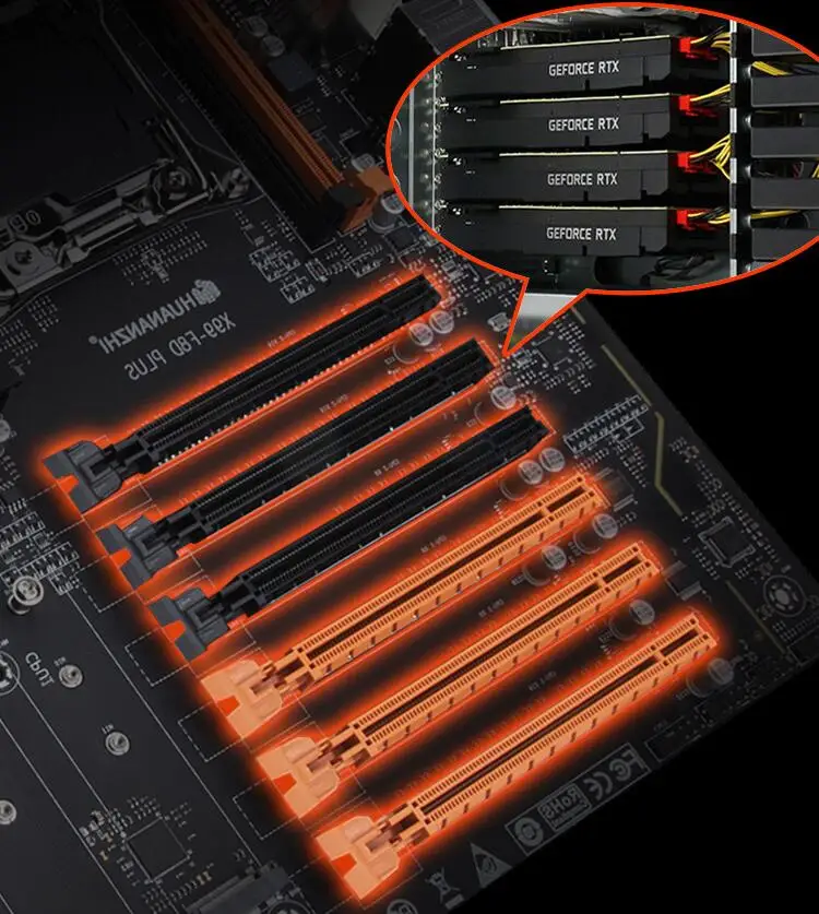 HUANANZHI 4チャンネル X99-F8D PLUS マザーボード Aleo対応 Xeon DDR4