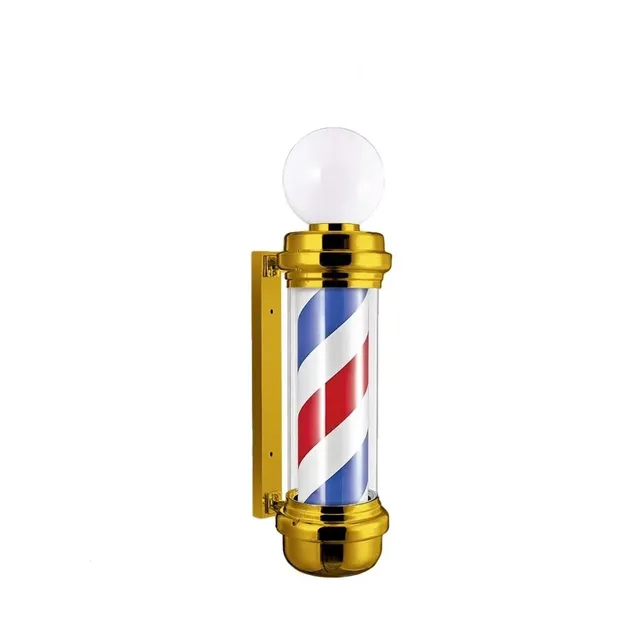 LED waterproof salon rotary lamp gold pole steering led lamp barbershop barbersho