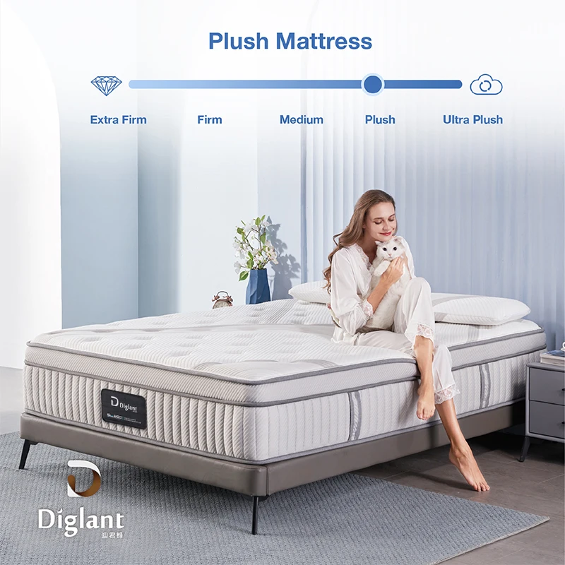 Factory Wholesale Popular 5 Star Hotel Mattress 14 Inch Sleeping Memory