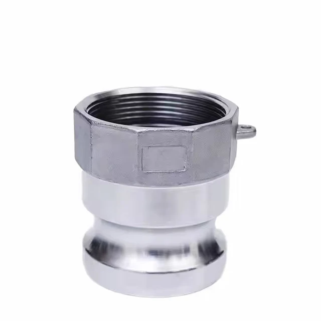 Manual 4\" Female NPT to Male Adapter Stainless Steel 304 or 316 for Oil Tank