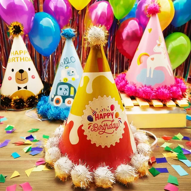 Hot Selling Paper Party Hats Kids Adults Low Price Happy Birthday Christmas New Year Back School Valentine's Day Thanksgiving