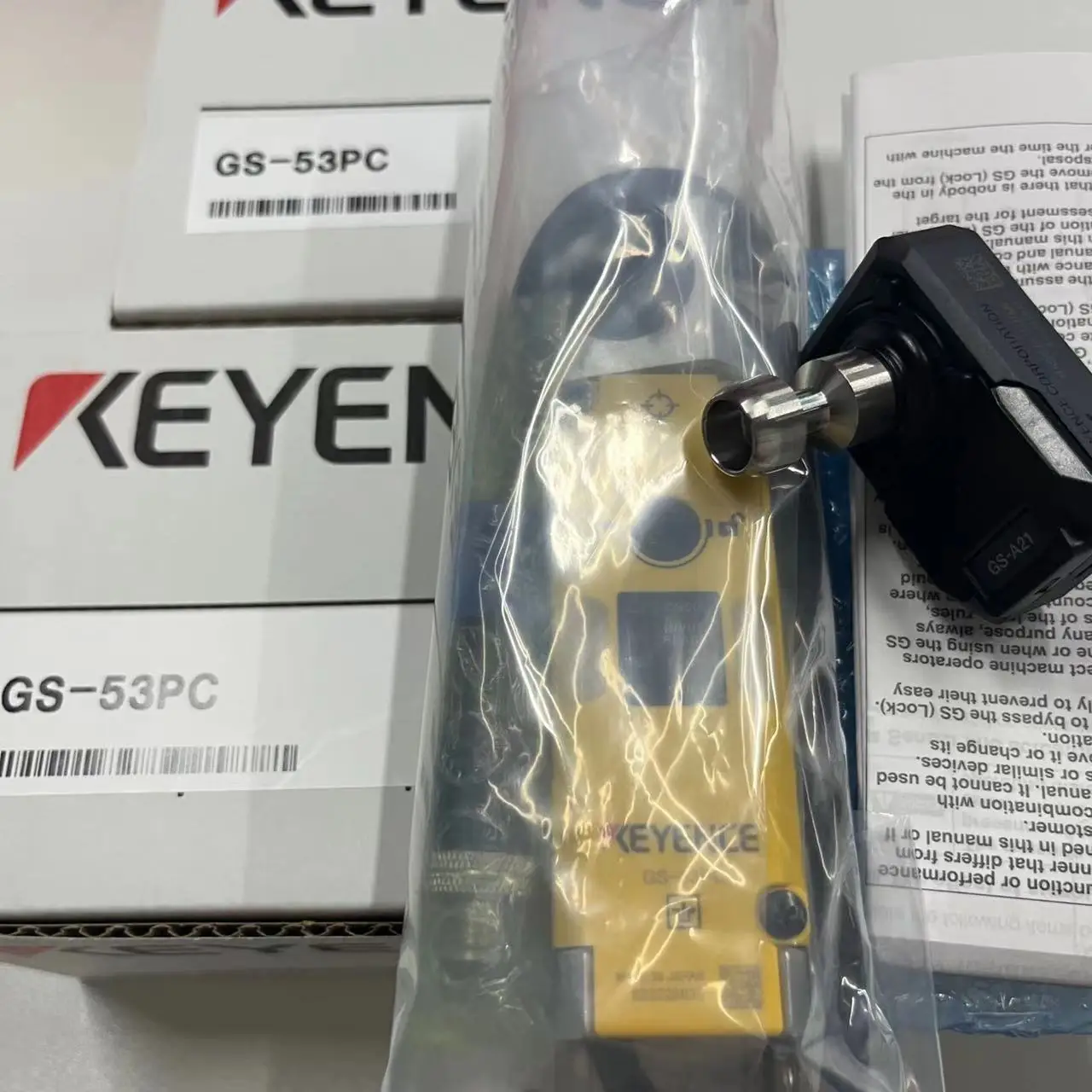 KEYENCE GS-51PC GS-53PC Power-to-release Standard type PNP M12 connector  type