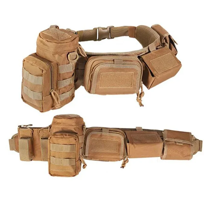 Universal Mountaineering Outdoor Tactical Waist Pack Real Multi-Functional Combination Belt Equipment Tactic Waist Belt