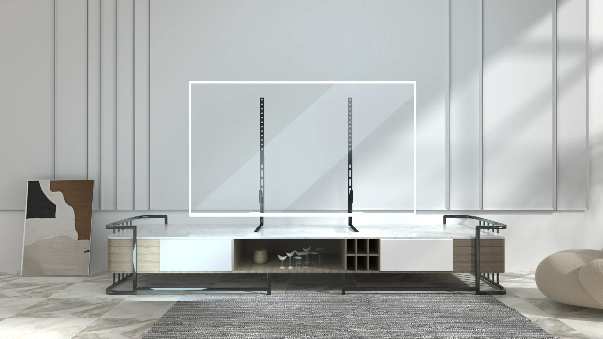 Mountup Table Top Tv Stand Tv Base Fits 3265 Inch Max Vesa 800x600mm