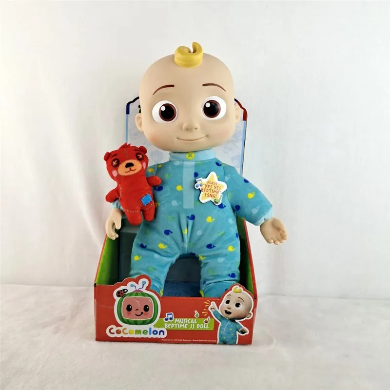 cartoon tv figure cocomelon jj doll singing plast